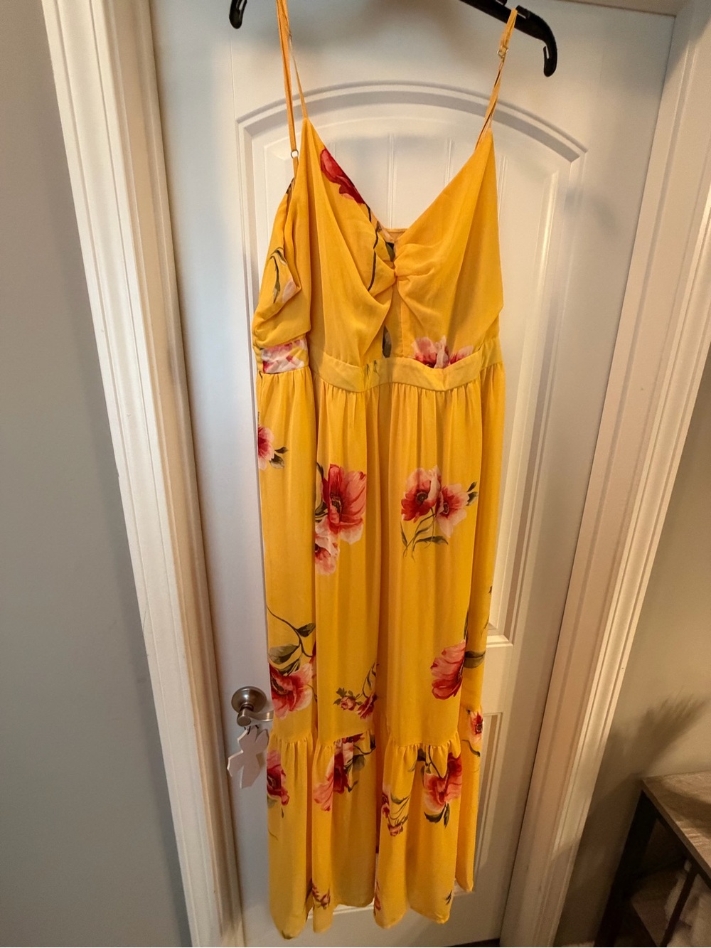 Gilli Yellow Floral Maxi Dress